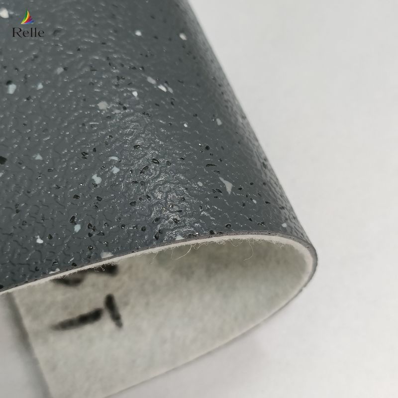 Lớp sàn chống cháy Relle sàn y tế PVC Vinyl Linoleum sàn cuộn cho xe buýt