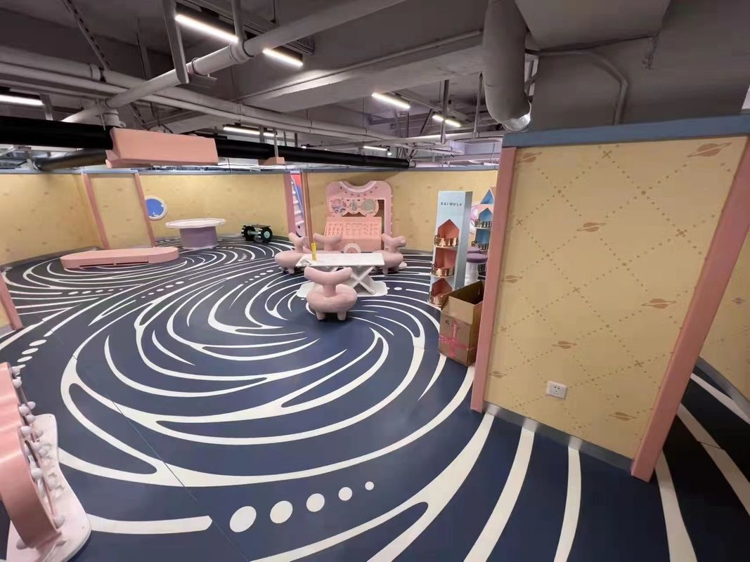 Sàn vinyl hiệu ứng 3D cá nhân PVC sàn vinyl in 3D cho công viên giải trí