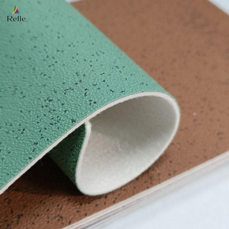 Lớp sàn chống cháy Relle sàn y tế PVC Vinyl Linoleum sàn cuộn cho xe buýt
