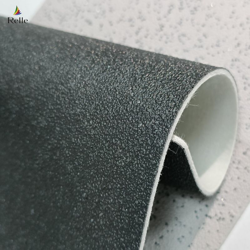 Sàn an toàn chống trượt cảm thấy trở lại Emery PVC an toàn sàn vinyl cho Metro