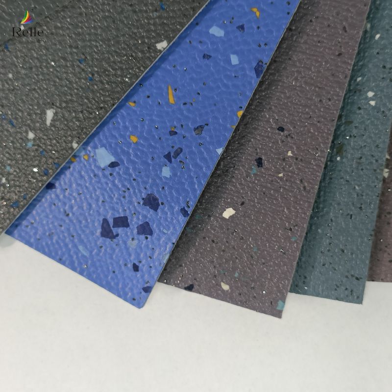 Sàn an toàn chống trượt cảm thấy trở lại Emery PVC an toàn sàn vinyl cho Metro
