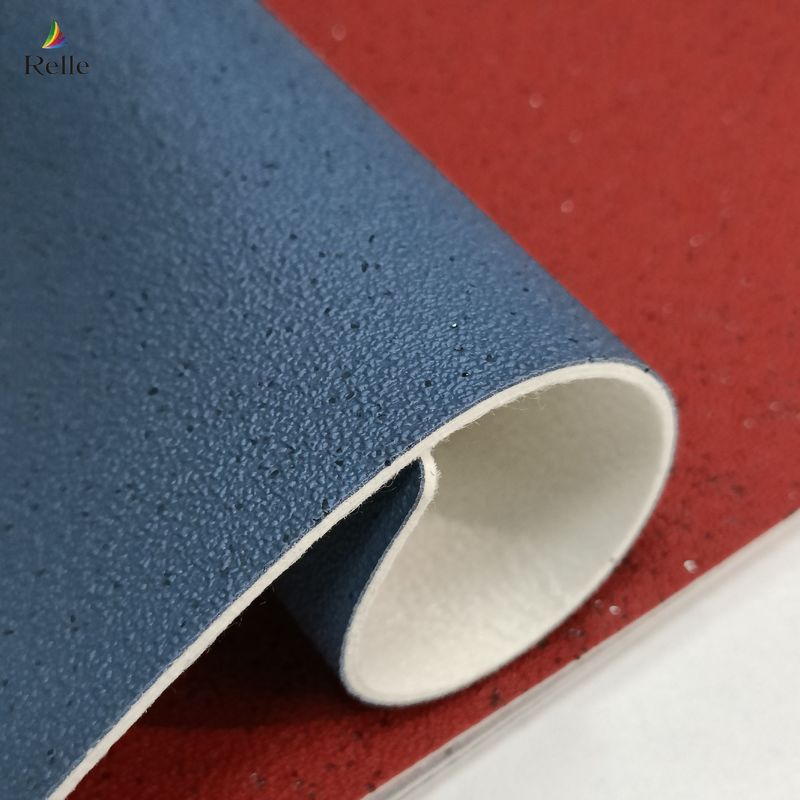 Glue xuống xe buýt sàn vinyl sàn an toàn thương mại với đồng nhất cảm thấy trở lại