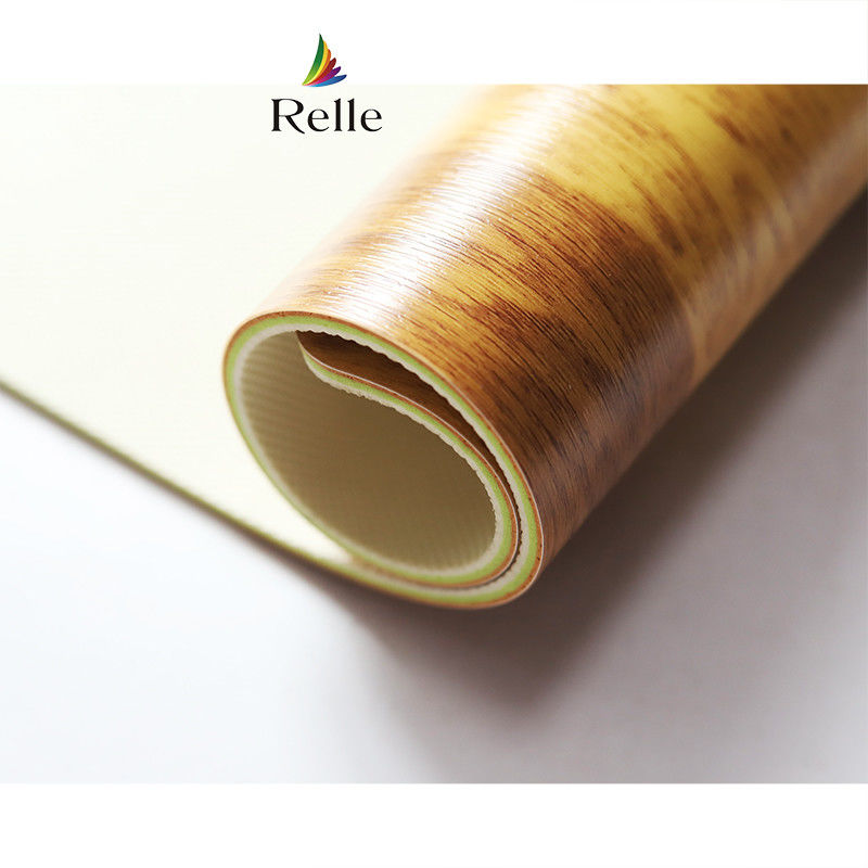 UV Lớp phủ Relle 4,5 mm không tiếng bọt nhựa sân bóng rổ gỗ PVC thảm sàn