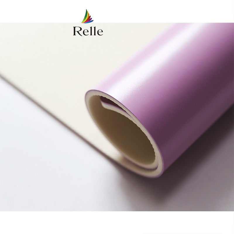 Chống mài mòn tuyệt vời 5mm Foam Backing Relle Color PVC Flooring Roll cho khiêu vũ