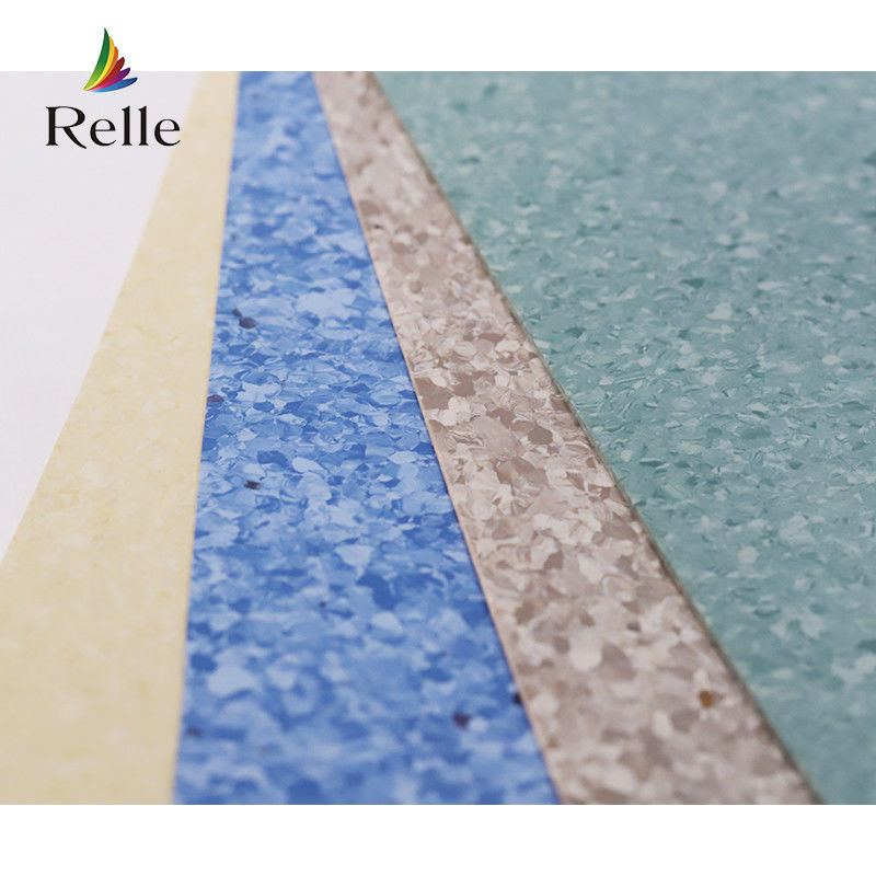 Sân bay tấm Linoleum sàn dầu lanh / Rosin phủ phủ sàn Lino màu xám