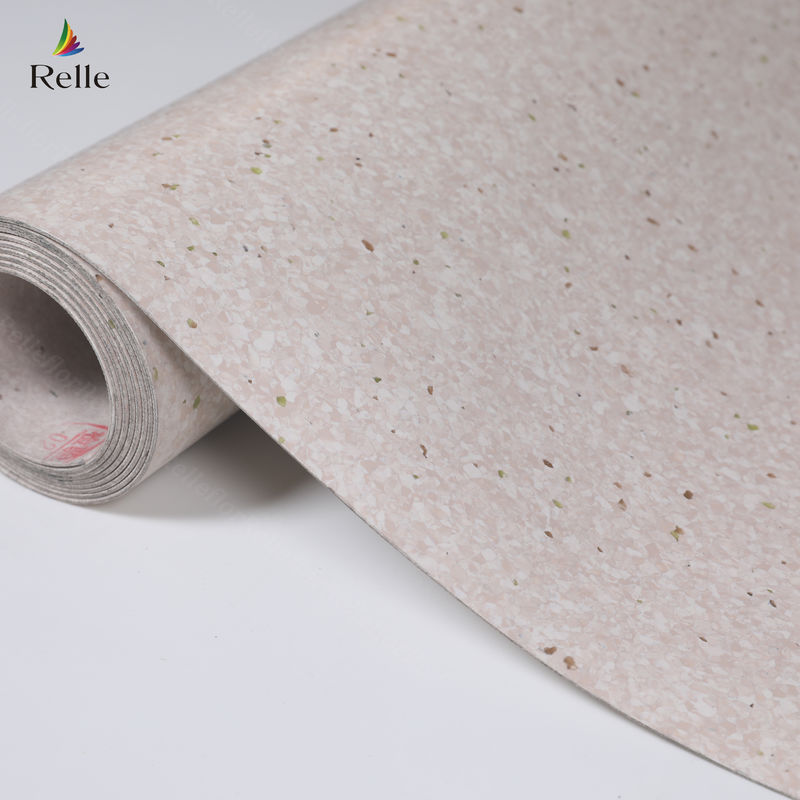 Sân bay tấm Linoleum sàn dầu lanh / Rosin phủ phủ sàn Lino màu xám