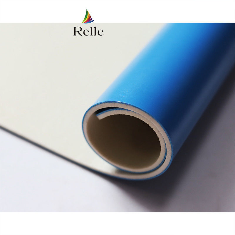 Relle White Gloss Seamless PVC Vinyl Flooring Roll cho Dance Studio PVC được chứng nhận SGS