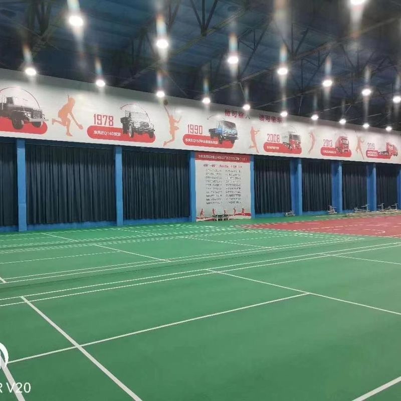 Chăn sàn sân bóng lông tổng hợp xanh trong nhà với PVC và đá vôi của Relle