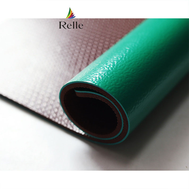 Chăn sàn sân bóng lông tổng hợp xanh trong nhà với PVC và đá vôi của Relle