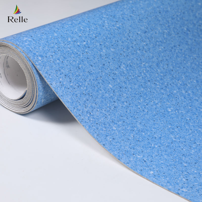 Nội thất văn phòng chống mòn PVC Vinyl sàn cuộn với và T lớp chống mòn