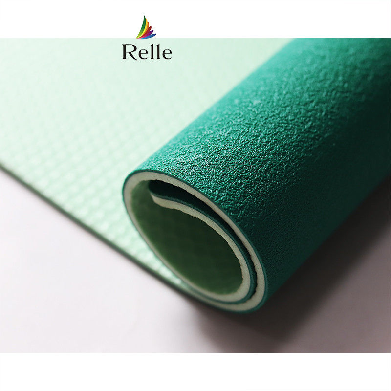 Indoor Relle 6mm Indoor Green Synthetic Badminton Court Flooring with Shock Absorption (Đầu sân bóng chày tổng hợp màu xanh lá cây trong nhà)