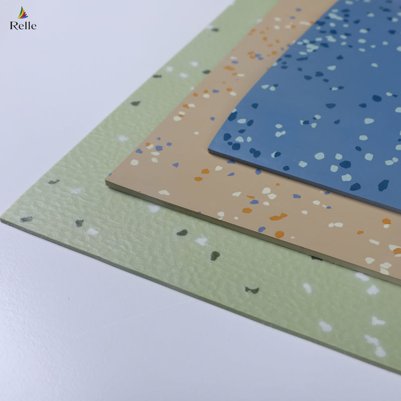 Đường cao su mật độ cao chống cháy cho trường học Sân bay Vinyl sàn cuộn