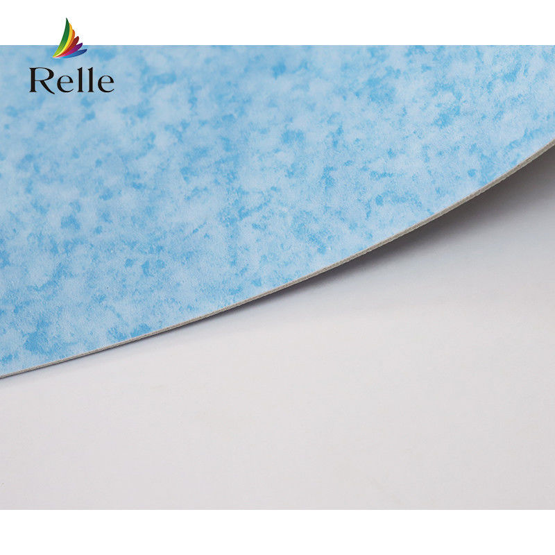 Bàn sàn vinyl màu trắng xám Roll Heterogeneous Vinyl Flooring For Oman