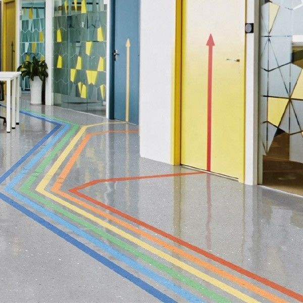 Dryback Homogeneous Flooring 2mm Phòng thí nghiệm Vinyl Flooring Màu xanh Xanh Xanh