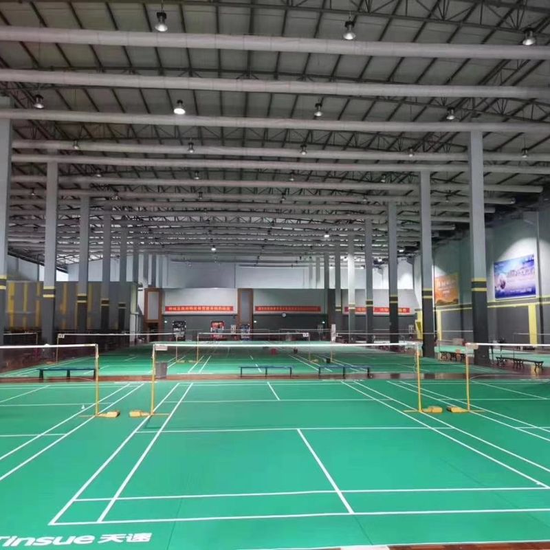 Enlio Outdoor Sport Used Badminton Mat PVC Vinyl Floor Roll Kiểm soát nước Kiểm soát lửa Nhựa