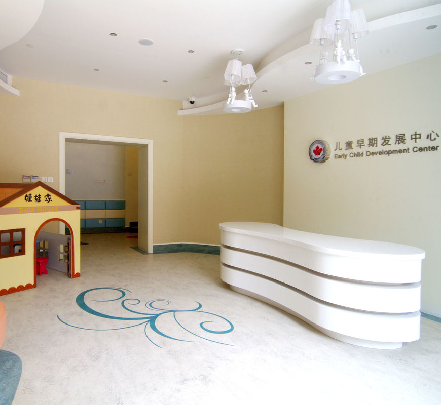 Lớp sàn cao su lưu lượng cao cấp T 15m sàn cao su cho bệnh viện