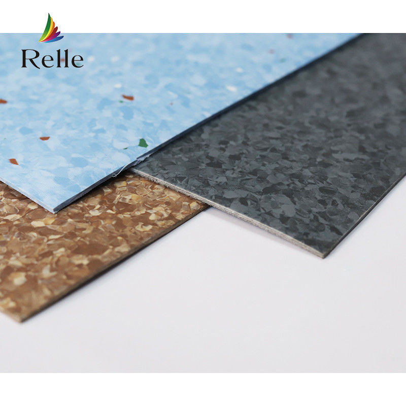 Relle Tòa án đồng nhất PVC sàn nhựa khô trở lại cho bệnh viện cấp y tế