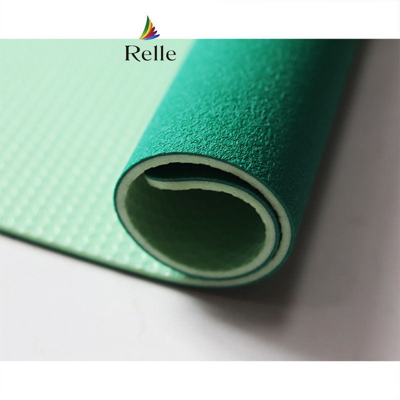 Green Badminton Court Sports Floor Mat Roll in Relle Vật liệu PVC tổng hợp cho thể thao