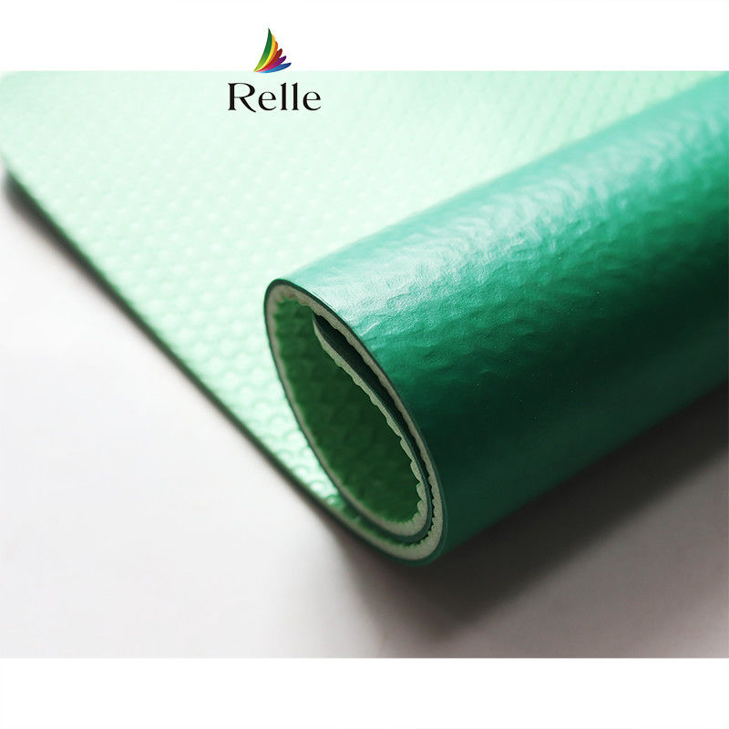 Green Badminton Court Sports Floor Mat Roll in Relle Vật liệu PVC tổng hợp cho thể thao