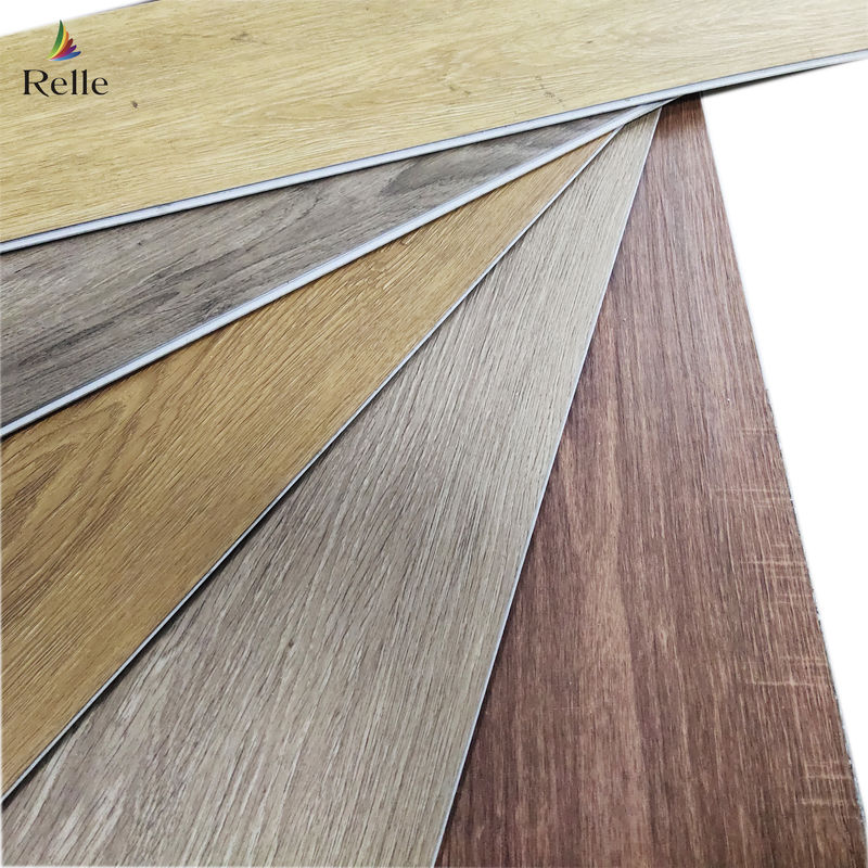 PVC sàn SPC gỗ nhìn Vinyl plank 8mm sàn lai với đá vôi đúc