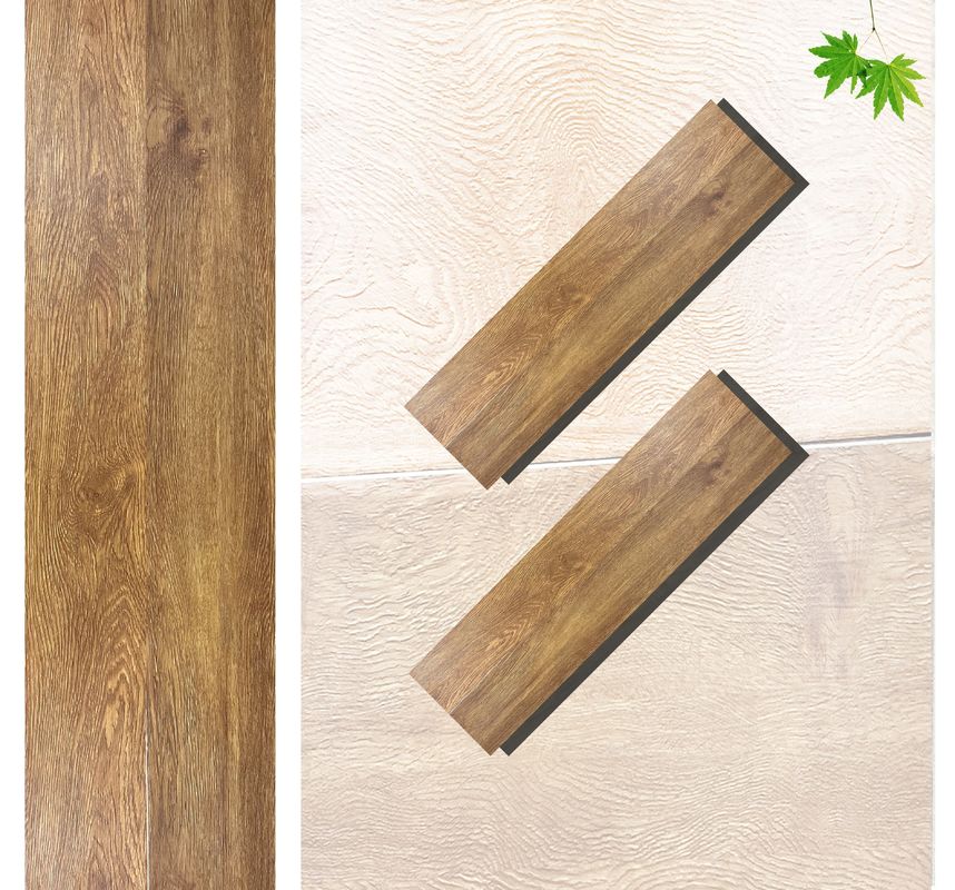 PVC sàn SPC gỗ nhìn Vinyl plank 8mm sàn lai với đá vôi đúc