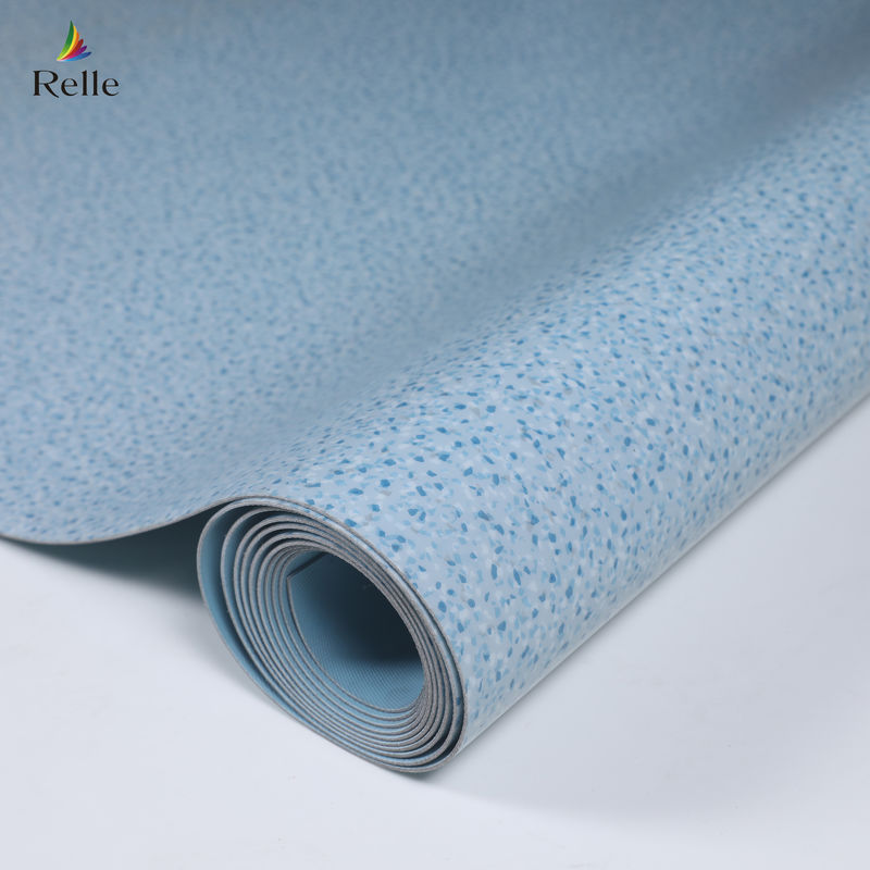 2mm dày PVC vật liệu khô trở lại nhựa Vinyl sàn cuộn cho trong nhà trong tòa nhà cao