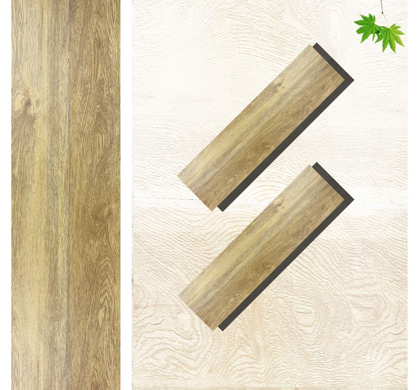 PVC sàn SPC gỗ nhìn Vinyl plank 8mm sàn lai với đá vôi đúc