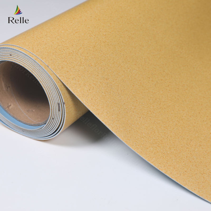 2mm dày PVC vật liệu khô trở lại nhựa Vinyl sàn cuộn cho trong nhà trong tòa nhà cao
