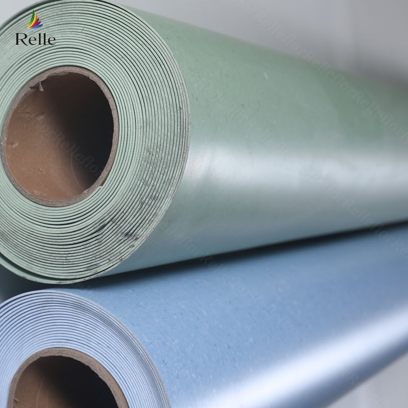 Bệnh viện / Trường học / Sân bay / Phòng thí nghiệm / Nhà hát 3m Chiều rộng 3mm Độ dày PVC homogen