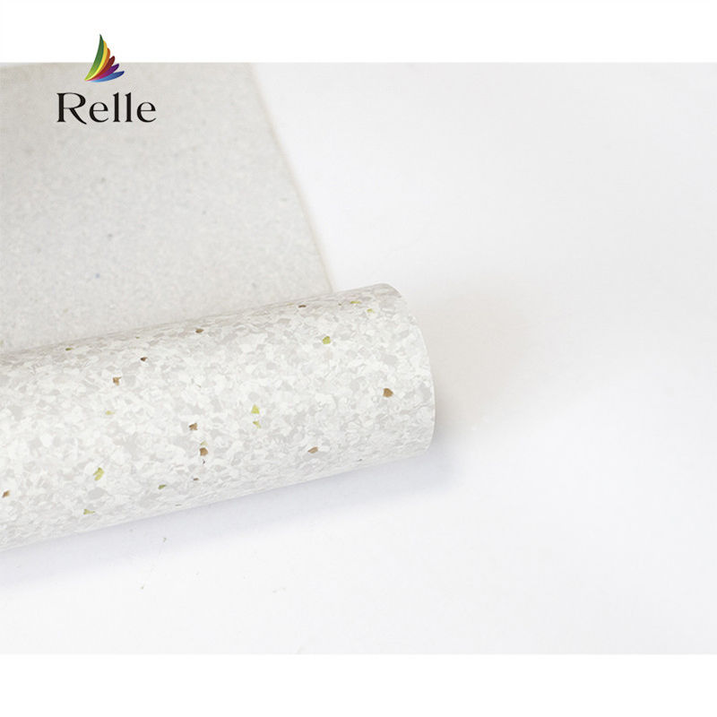 Kháng vi khuẩn Relle Thương mại màu đơn giản đồng nhất 2mm Lớp mặc PVC sàn cuộn cho phòng khám
