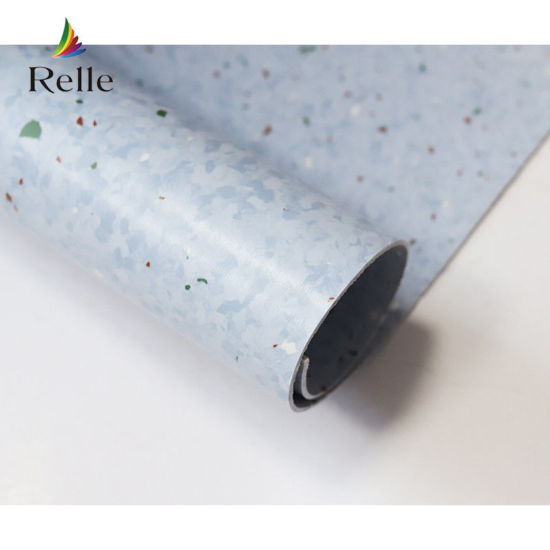 Sàn PVC Vinyl gọn gàng 2mm Resilient homogeneous directional roll cho siêu thị