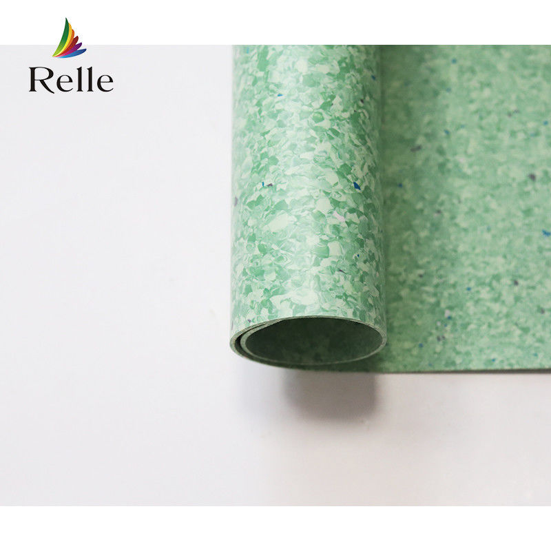 Sàn PVC Vinyl gọn gàng 2mm Resilient homogeneous directional roll cho siêu thị