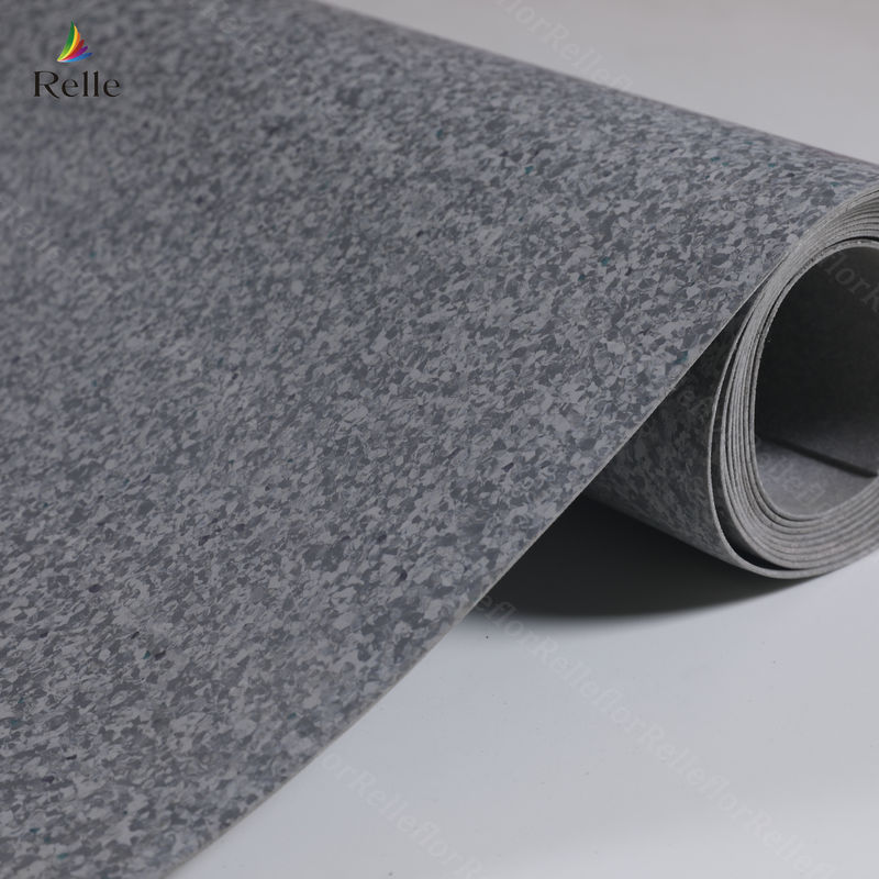 Sàn vinyl đồng nhất PVC Relle cho ứng dụng bệnh viện ở Quảng Đông Per Roll