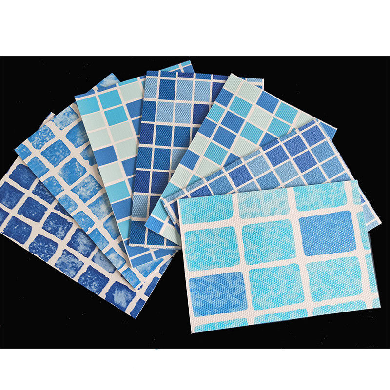 Mosaic 16x32 Pool Liner được đúc 24 ft trên mặt đất Pool Liner Width 1.5m Trade