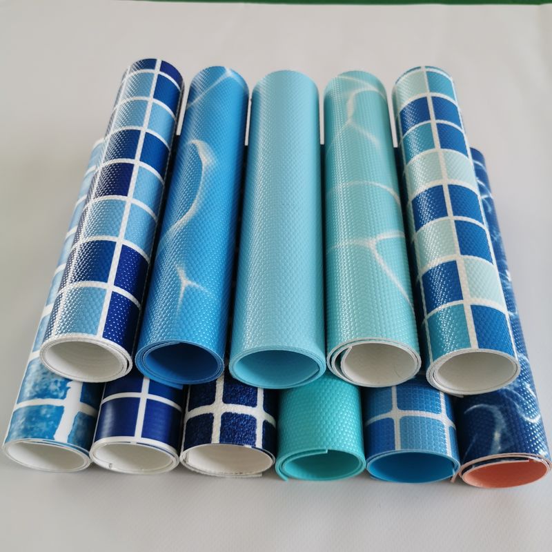 Mosaic 16x32 Pool Liner được đúc 24 ft trên mặt đất Pool Liner Width 1.5m Trade