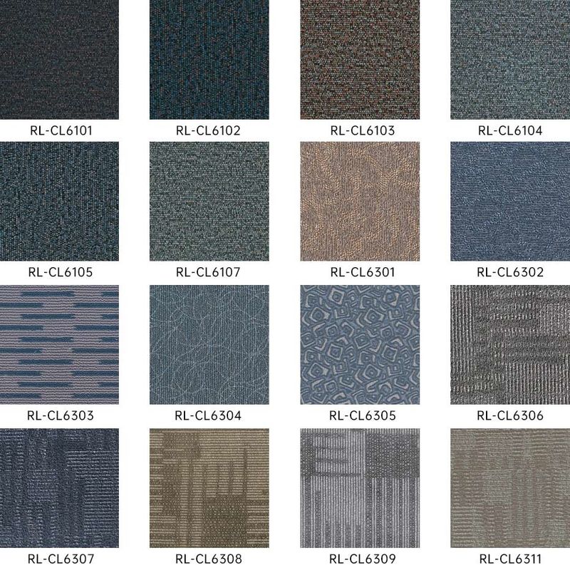 Độ bền thương mại PVC Vinyl Tile cho văn phòng, cửa hàng bán lẻ và không gian hiện đại
