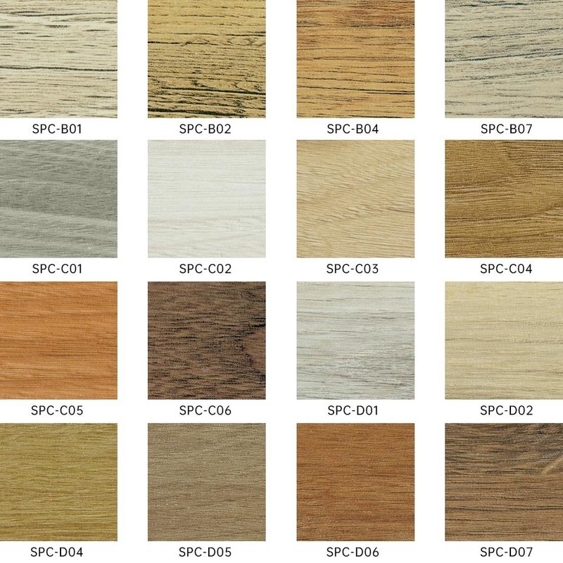 Sàn SPC với gạch PVC vinyl dễ cài đặt cho các khu vực có lưu lượng truy cập cao