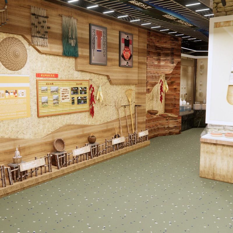 HeritageExhibit Non-Slip Rubber Flooring – Museum Grade Bio-Based