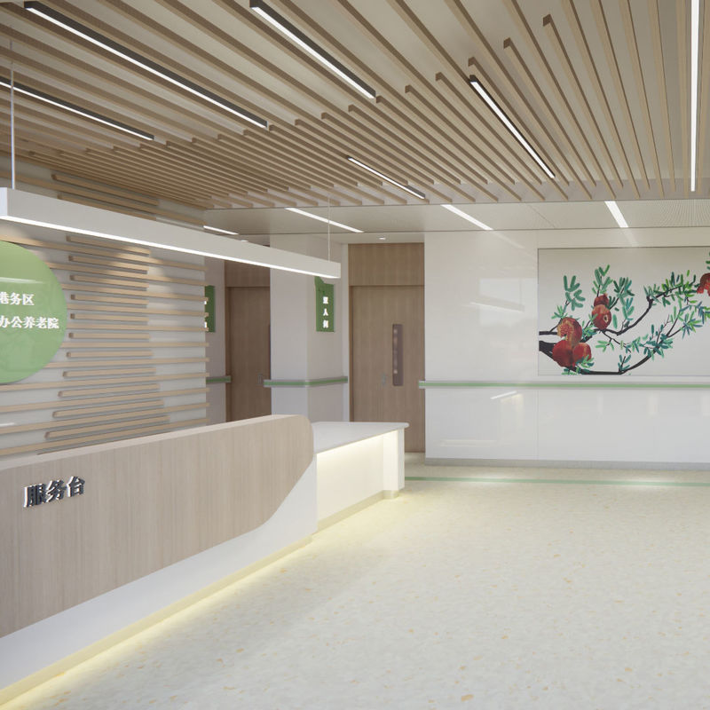 Sàn y tế kháng khuẩn thân thiện với môi trường cho viện dưỡng lão – Loại vệ sinh dễ lau chùi