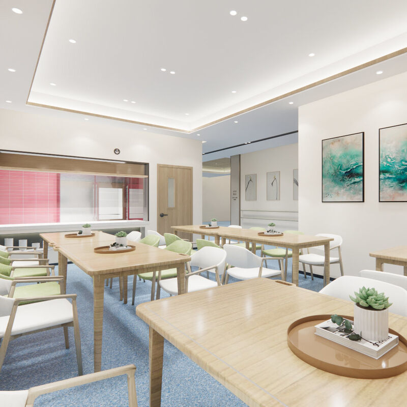 Sàn đồng nhất chịu va đập với bề mặt chống xước cho phòng bệnh nhân viện dưỡng lão