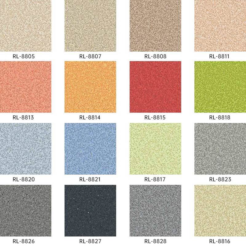 Sàn đồng nhất chịu va đập với bề mặt chống xước cho phòng bệnh nhân viện dưỡng lão