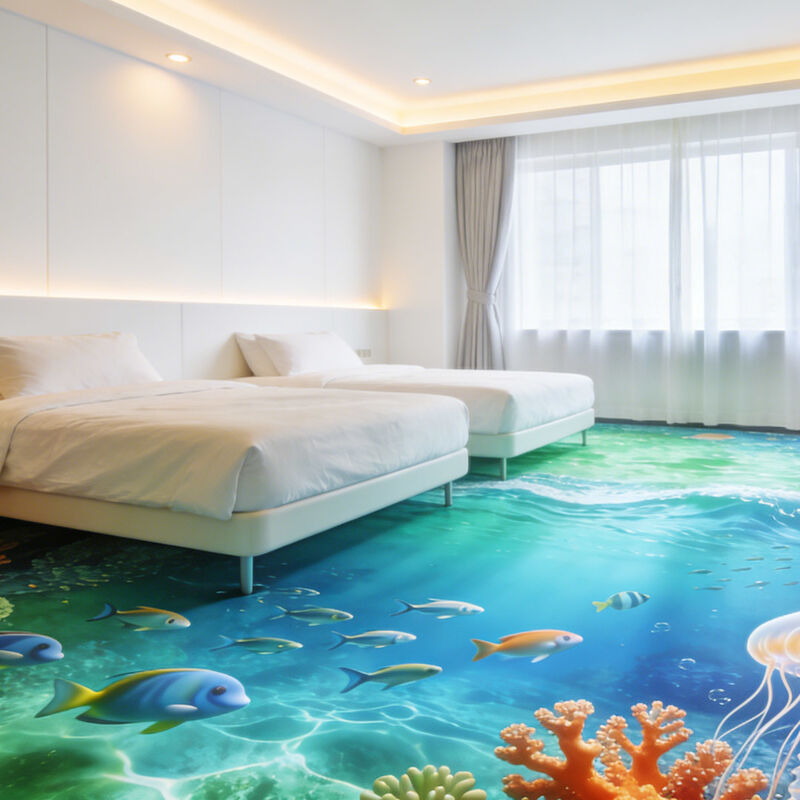 Sàn trang trí 3D tùy chỉnh cao cấp cho phòng theo chủ đề
