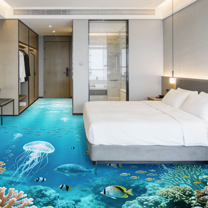 Sàn trang trí 3D tùy chỉnh cao cấp cho phòng theo chủ đề