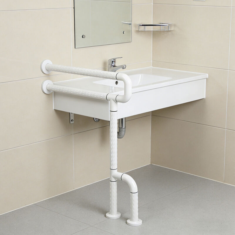 Thanh Vịn Toilet Chữ U Hai Lớp Relle RL-U1854 - Chống Va Đập, Kháng Khuẩn Dành Cho Bệnh Viện/Viện Dưỡng Lão (Có Thể Tùy Chỉnh)